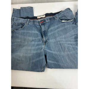 Men's LEE L642 Modern Series Relaxed Fit Straight Leg Jeans Size 46x30 Blue EUC